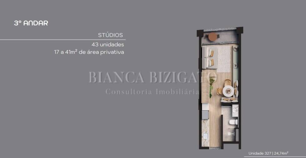 Apartamento, 1 quarto, 29 m² - Foto 42